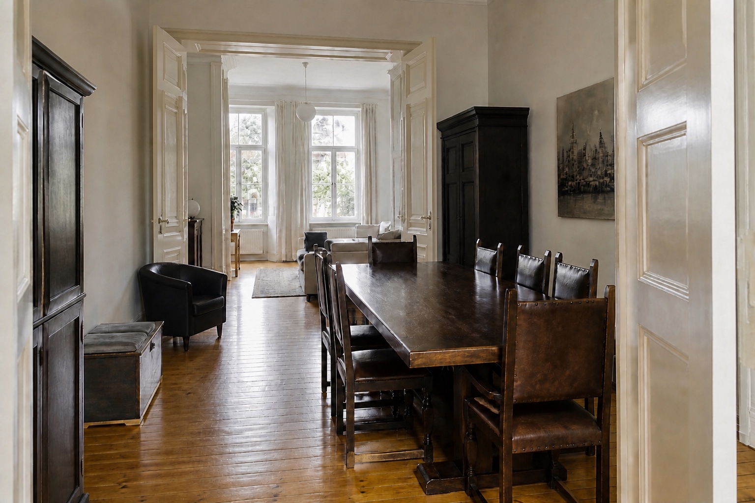 Essbereich vor der Feng-Shui-Umstellung
